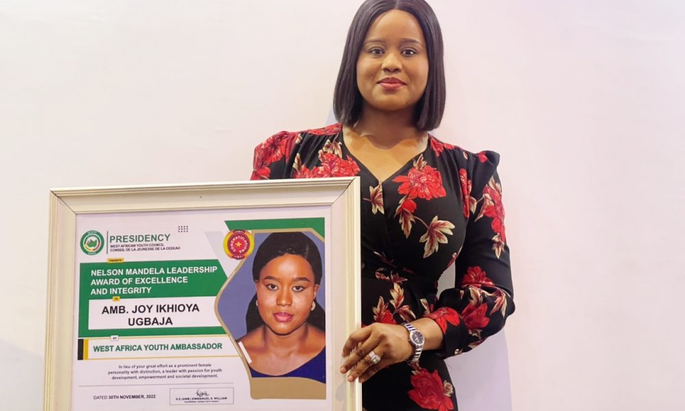 ECOWAS Youth Council Honors Ambassador Joy Ikhioya Ugbaja